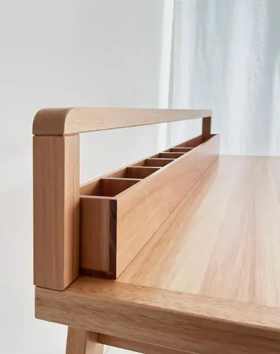 ESCRIVANINHA NÓRDICA  COM GAVETA MADEIRA