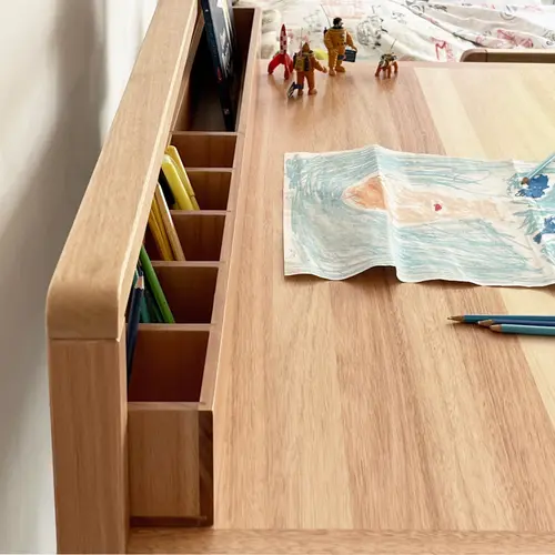 ESCRIVANINHA NÓRDICA  COM GAVETA MADEIRA