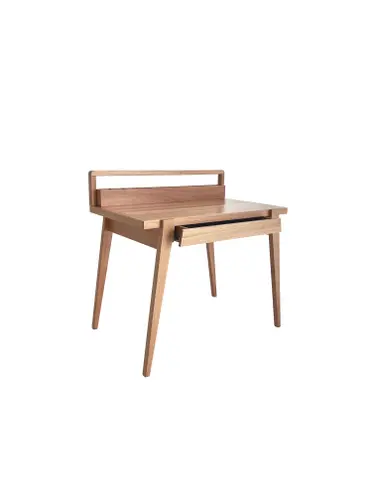 ESCRIVANINHA NÓRDICA  COM GAVETA MADEIRA